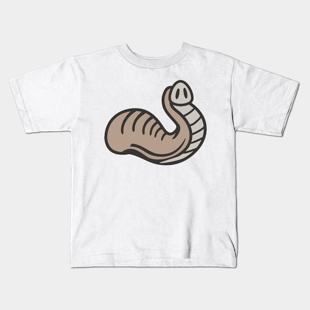 Elephant trunk Kids T-Shirt by ShirtyLife